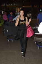Ameesha Patel snapped at airport as she returns from Bangkok from a ad shoot in mumbai on 20th Aug 2014